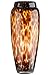 Produktbild GILDE GLAS art braune Design Vase aus Glas - Deko Wohnzimmer - Geschenk für Frauen Geburtstag Muttertag Valentinstag - aus durchgefärbtem Glas - Höhe 35 cm
