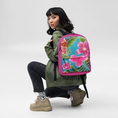 Sac à dos fleurs d'îles confortable pour soulager le dos