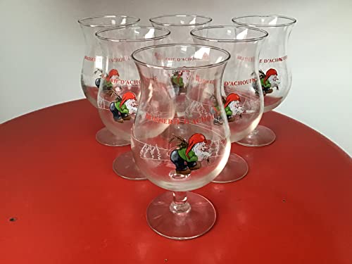 Lot de 6 verres à bière chouffe 50cl verre neuf Cover