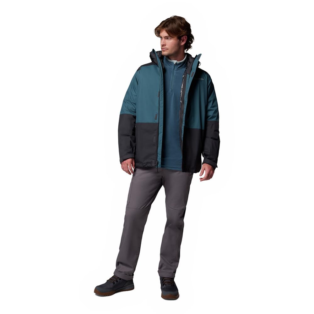 Columbia Point Park Interchange Jacket Abrigo de invierno 3 en 1 intercambiable Hombre (Pack de 1)