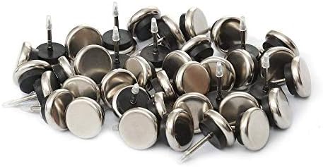 Miniatura 4 de Dia Nail - Uñas para muebles para sillas, mesas, uñas acolchadas con base de níquel para muebles, lo que permite que las sillas se deslicen sin