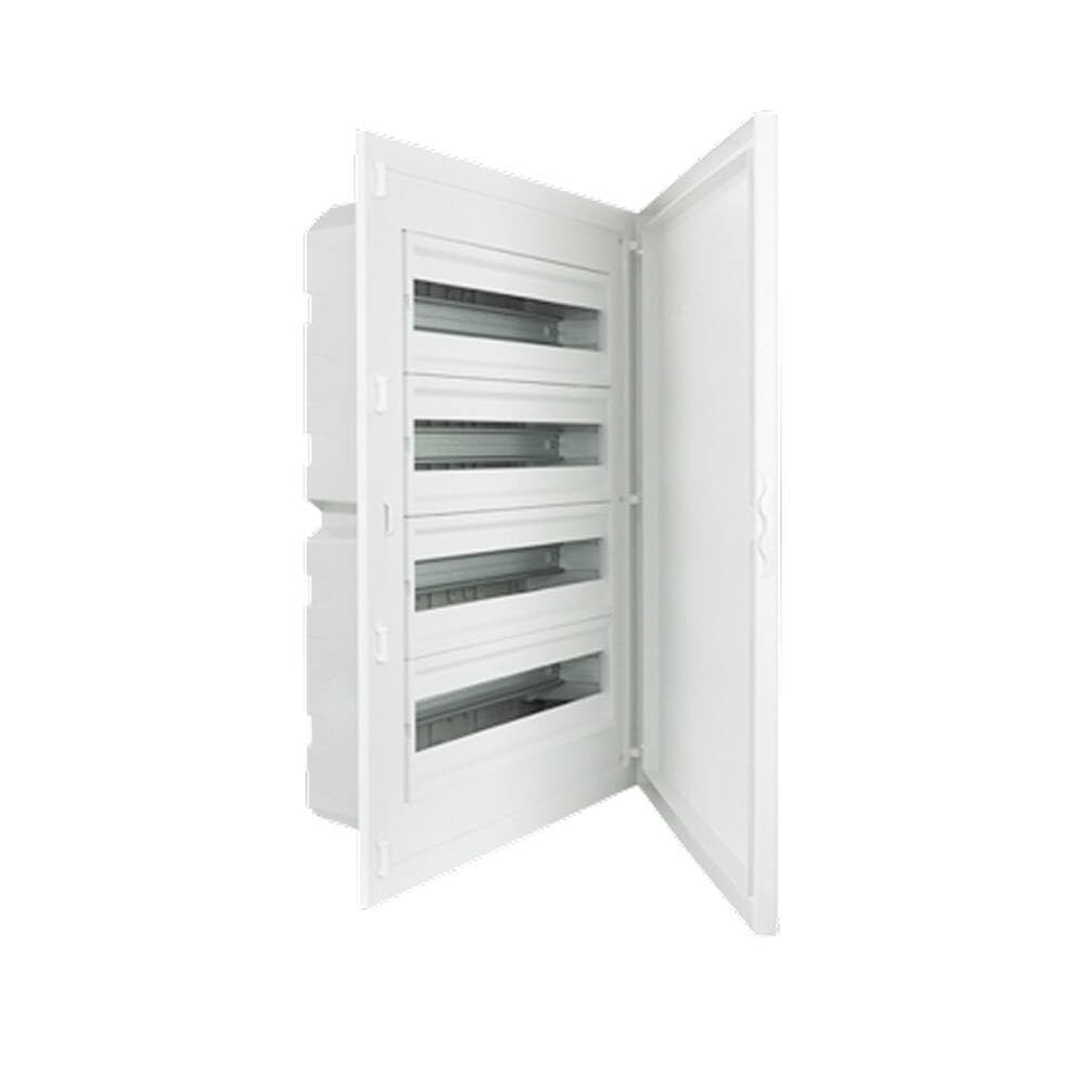 Cuadro Eléctrico 80 Módulos De Empotrar - empotradas. Filas - Envolvente Para Protecciones - Instalación Segura - Medidas 505 x 650 x 110 Mm