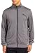 PUMA Men's Contrast Jacket, Steel Gray/Black, Large