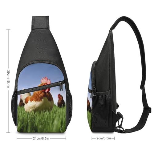 Bolso bandolera tipo sling para senderismo y uso casual miniatura 2