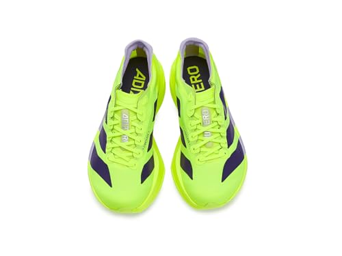 Image of adidas Women's Adizero Adios PRO 4 W Solar yellowAurora Plum /Powder Plum 9.5 US