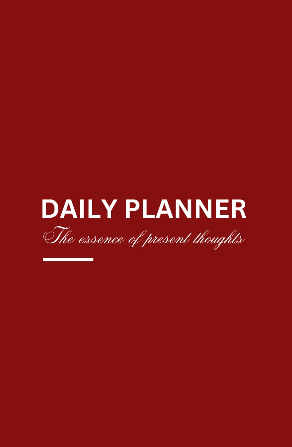 Daily Planner carnet anti-procrastination pour structurer vos objectifs