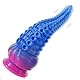 Shkanla Tentakel Dildo Vibrator mit 10 Vibrationsmodi, Realistischer Silikon Analdildo mit Saugnäpfen, Monster Fantasy Vibratoren Großes Buttplug, Prostata stimulation Sex Spielzeug für Frau Männer
