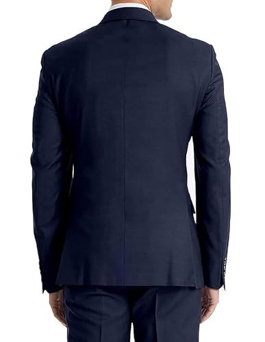 بدلة رجالي كلاسيك Classic Men's Suit (كحلي, 64)