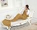 180*90cm Große Mermaiil Fußkettchen Häkeln Mermaianket für Erwachsene, All Seasons Sleeping Fußkettchen-Gelb, 140cm Länge
