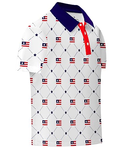 Image of V VALANCH Boys Polo Shirts Short Sleeve Casual Shrits