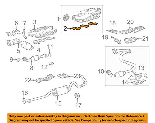 Image of Toyota Genuine Parts - Gasket, Air Surge Ta (17176-0P010)