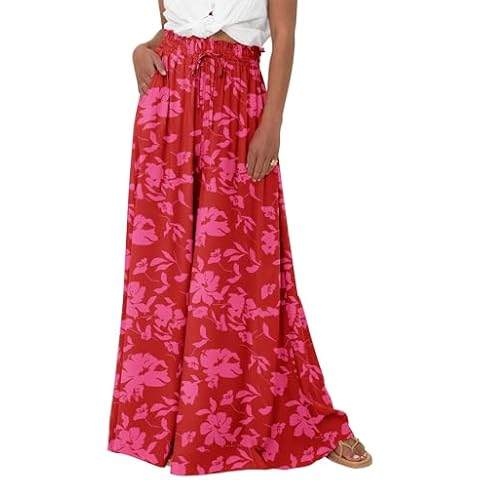 BTFBM Floral Palazzo Pants Cover