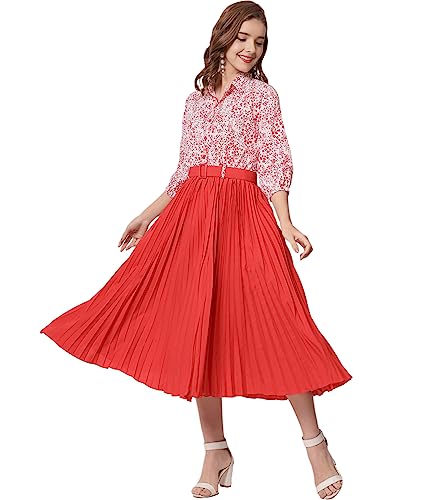 Image of ZWERLON Girl's A-line Midi Dress