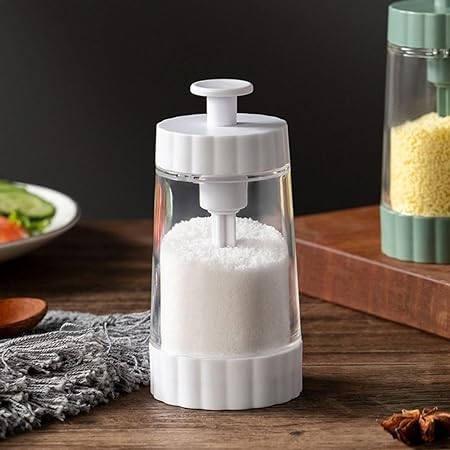 Salt and Pepper Shaker Jar || Salt Sugar Spice Indispensable Dispenser Adjustable Sugar Dispenser Shaker Spice Jar Container Condiment Pot Shakers for Kitchen and Picnic (Random - 1Pc)