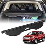 Vesul Black Tonneau Cover Retractable Rear Trunk Cargo Luggage Security Shade Cover Shield For Ford Escape 2013 2014 2015 2016 2017