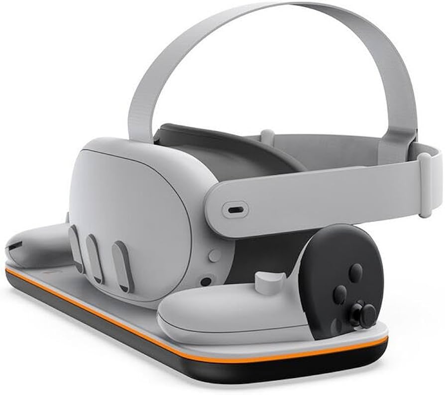 Amazon.co.jp: Meta Quest 3 対応 充電ドック,Quest 3 VRヘッドセット