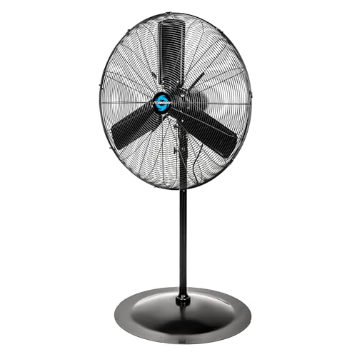 Tornado 8850 CFM 30" Outdoor Rated IPX4 Water-Resistant Metal Oscillating Pedestal Fan-cETL