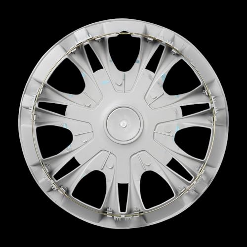 Image of Light Blue Hubcap Wheel Cover Replacement Kit 14 inch Hub Caps Wheel Rim Cover Car Exterior Accessories Pack of 4, 14 Inches