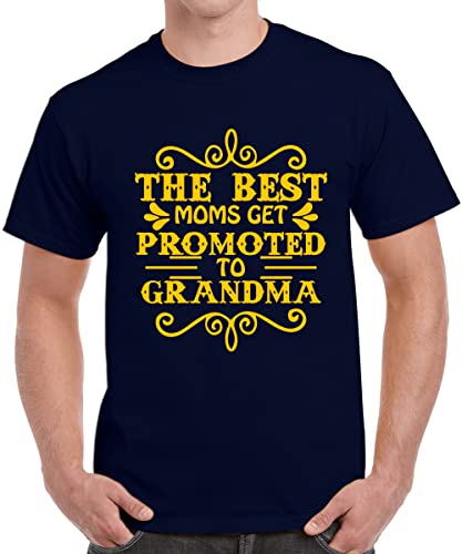 Image of Caseria Men's Cotton Printed T-Shirt -Best Get to Grandma | 100% Cotton | Half Sleeves | Regular Fit | Printed | Round Neck | Graphic T Shirt