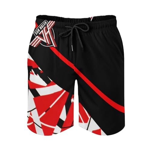 Man's Swimming Trunk for Van 1986 Halen Beach Pants,Swimming Beach Shorts Mesh Lining Bathing Suits for Party2