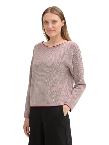 TOM TAILOR Damen Strickpullover aus Bio-Baumwolle – Ansicht 1