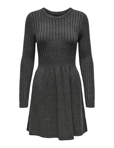 ONLY Onlfia Ls Cable Dress robe en maille torsadée pour femme