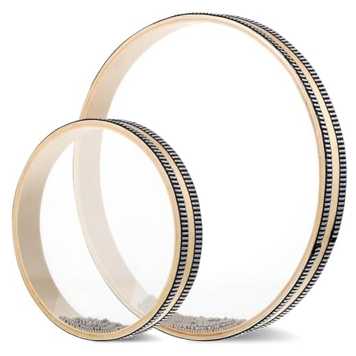 ERINGOGO Tambor Oceánico De 30Cm 2 Piezas Instrumento Musical De Percusión Para Niños Y Adultos Ideal Para Conciertos Y Actividades Sanadoras Sonido Relajante De Olas