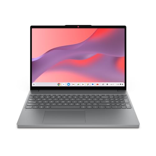 Image of Lenovo Chromebook m 15 inch - Everyday Laptop - Google Gemini - MediaTek Kompanio 540 CPU - 15.3 inch WUXGA IPS Display - 8GB RAM - 128GB UFS Storage - Integrated Arm Mali-G57 MC2 GPU - Luna Grey