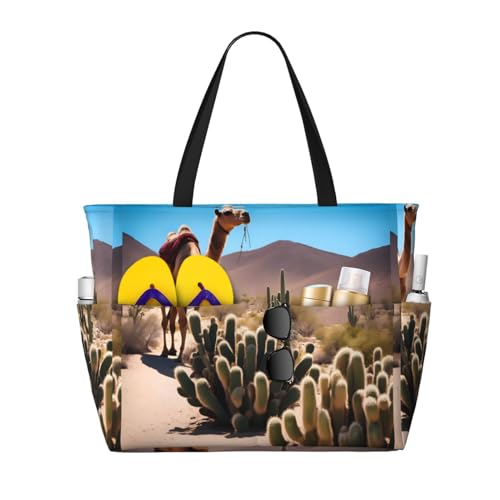 A Small Camel Large Capacity Waterproof Sandproof Multifunctional Beach Travel Camping Picnic Storage Bag