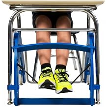 KINNEBAR K100 Blue Foot Swing, Home & Classroom Focus Tool for Fidgety Children and Kids with ADHD, Autism, or Sensory Needs