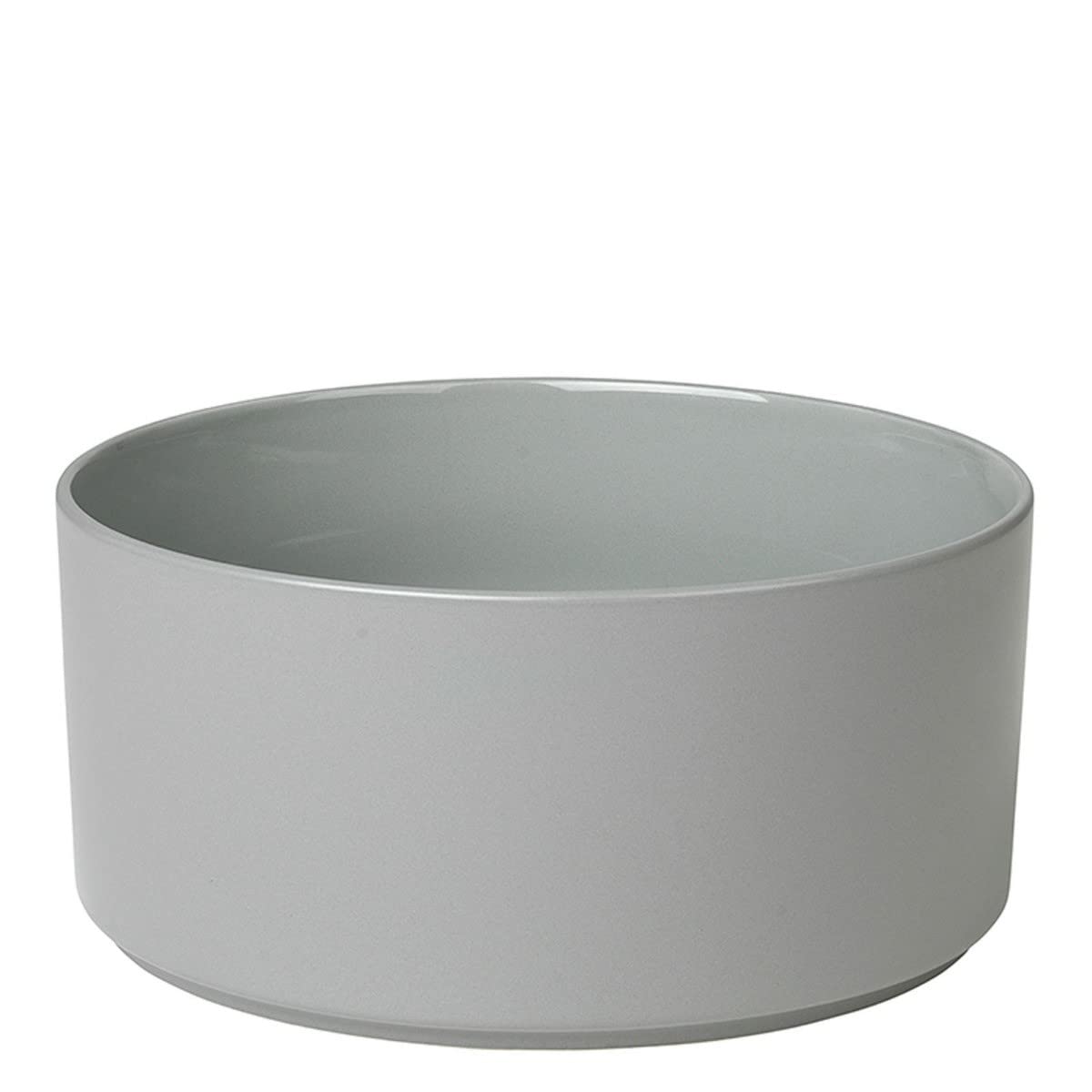 Blomus PILAR Ceramic Serving Bowl 8 Inch Mirage Gray