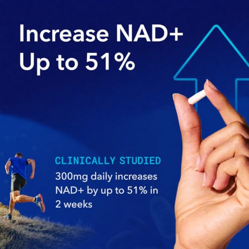 Image of TRU NIAGEN Patented NAD+ Supplement, 300mg Niagen, 30 Servings | Nicotinamide Riboside (NR) Take 1 Daily | 2 Bottles