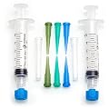Dispense All - Mini DIY Glue, Adhesive, Epoxy Applicator Kit | Miniatures Models Crafting Construction Repairs Home Projects in Kitchen and Bathroom Cosplay EVA Foam Wood Fabric Ceramic