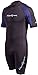 NeoSport Wetsuits Men's Premium Neoprene 3mm Shorty, Blue Trim, X-Large - Diving, Snorkeling & Wakeboarding