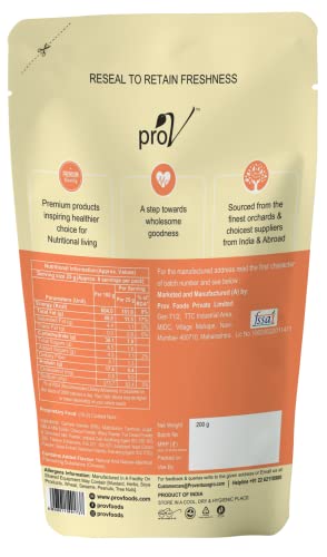 Image of ProV Flavours Creamy Cheese Cashews | Cheese-Coated Whole Kaju Snack Rich in Protein & Healthy Fats | Resealable Flavoured Dry Fruit for On-the-Go | 200g