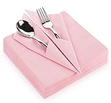 Maße: 40 * 40 cm; 3-lagig; Durch drei einzelne Lagen sind, sodass sie sich auch für kunstvolle Falttechniken eignen. sie besonders Weiche und saugstark, und überaus hygienische und hautunempfindliche Eigenschaften