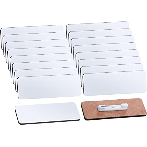 Étiquettes personnalisées à coins arrondis lot de 16 pour école 2,5x7,6cm