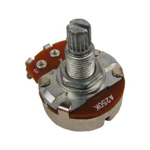Musiclily Métrique 18mm A250K Potentiomètre Audio Log Axe Cannelé pour Guitare électrique et Basse (2 pièces) - Les Beatles, Paul McCartney, John Lennon, RIngo Starr, George Harrison Musiclily Métrique 18mm A250K Potentiomètre Audio Log Axe Cannelé pour Guitare électrique et Basse (2 pièces) – Image 3