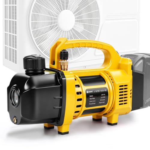 LEZZYRUCK Cordless HVAC Vacuum Pump for Dewalt 20V Max Battery, No Battery