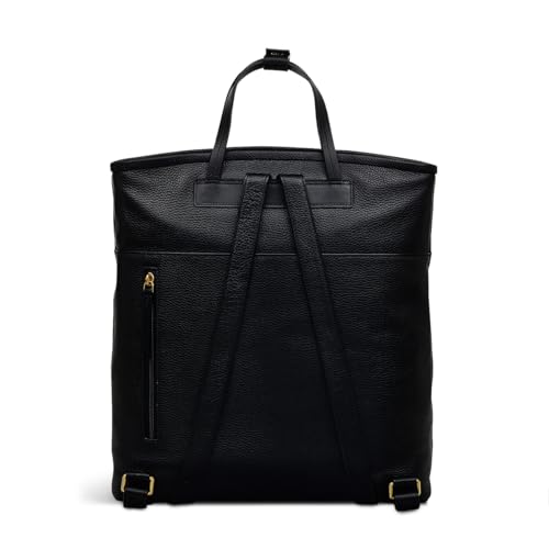 RADLEY London Bridgewater 2.0 Women’s Large Leather Ziptop Backpack, Black