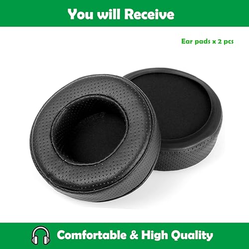 Almohadillas para auriculares de cuero proteínico perforado, reemplazo para Superlux HD681EVO, HD660, HD668B, HD669, HD662, HD662B, HD662F miniatura 4