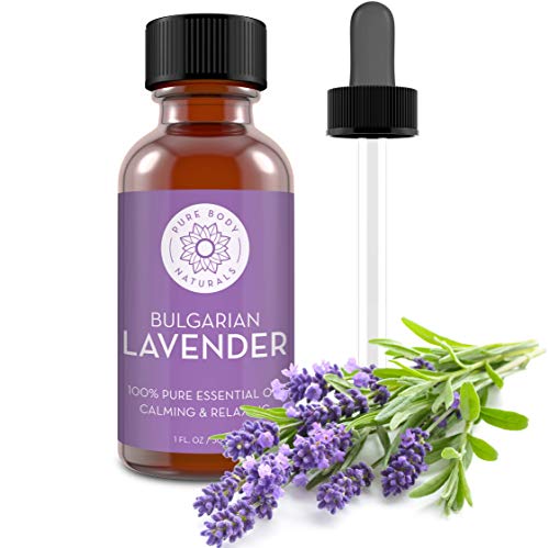 Bulgarian Lavender Essential Oil by Pure Body Naturals, 1 Fluid Ounce - 100%