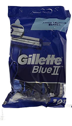 Gillette Blue II Chromium Coating Disposable Razors (10 pk)