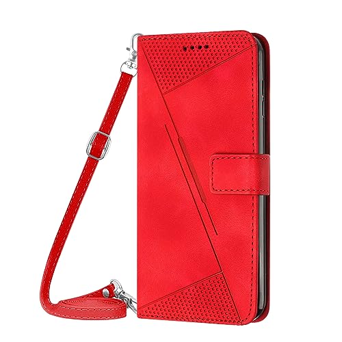 Portefeuille Honor Magic 6 Lite antichoc avec porte-cartes et cordon noir