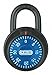 Combination Padlock, Front, Black/Silver
