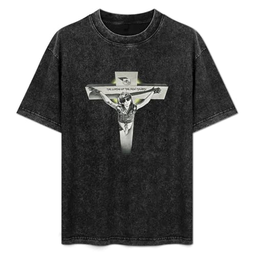 Image of Lords of The New Church Crucified Men's T-Shirt Graphic Shirts Unisex Black Tee L
