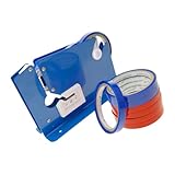 TOGEVAL 9 Pcs Tape Cutter Dispenser Heavy Duty Food Packing Sealer for Bakery Produce and Industrial Use Compact Design with Premium Construction