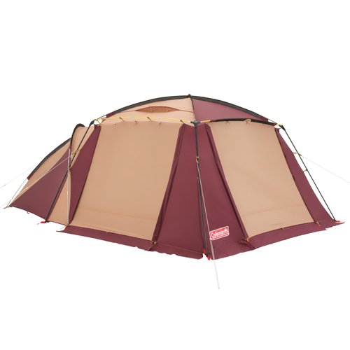 バーガンディー コールマン ラウンドスクリーン2ルームハウス - テント  