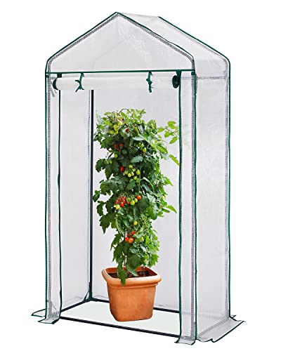 Quictent Foliengewächshaus 190 x 100 x 50 cm Tomatengewächshaus mit...