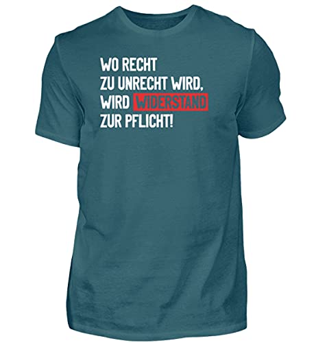 T-shirt pour homme Diva bleu S imprimé avec texte historique